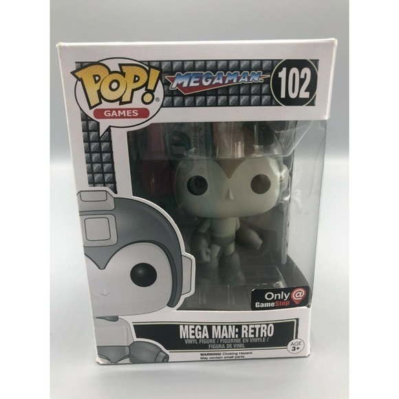Funko Pop! Games Retro Mega Man GameStop Exclusive #102‎ - Picture 1 of 6